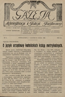 Gazeta Administracji i Policji Państwowej. 1930, nr 11