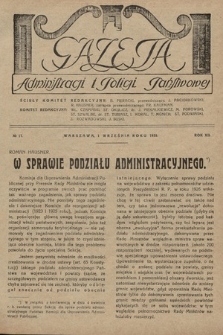 Gazeta Administracji i Policji Państwowej. 1930, nr 17