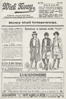 Wiek Nowy : popularny dziennik ilustrowany. 1922, nr 6236