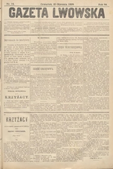 Gazeta Lwowska. 1898, nr 14