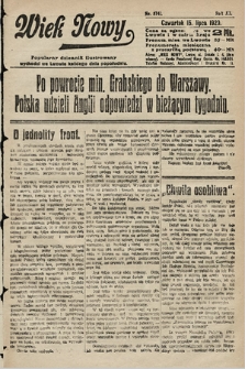 Wiek Nowy : popularny dziennik ilustrowany. 1920, nr 5741