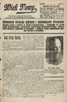 Wiek Nowy : popularny dziennik ilustrowany. 1920, nr 5750