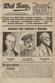 Wiek Nowy : popularny dziennik ilustrowany. 1920, nr 5766