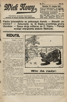 Wiek Nowy : popularny dziennik ilustrowany. 1920, nr 5774