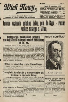 Wiek Nowy : popularny dziennik ilustrowany. 1920, nr 5788