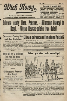 Wiek Nowy : popularny dziennik ilustrowany. 1920, nr 5789