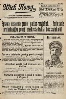 Wiek Nowy : popularny dziennik ilustrowany. 1920, nr 5814