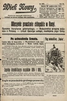 Wiek Nowy : popularny dziennik ilustrowany. 1920, nr 5825