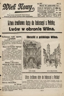 Wiek Nowy : popularny dziennik ilustrowany. 1920, nr 5827