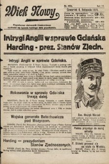 Wiek Nowy : popularny dziennik ilustrowany. 1920, nr 5834