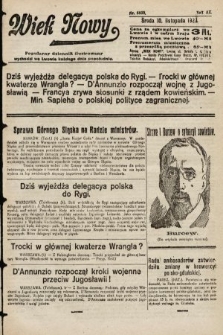 Wiek Nowy : popularny dziennik ilustrowany. 1920, nr 5839