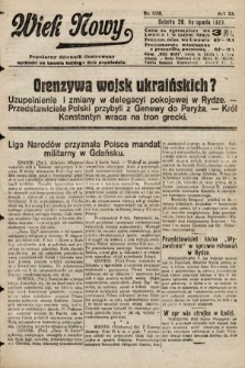 Wiek Nowy : popularny dziennik ilustrowany. 1920, nr 5848