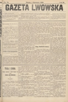 Gazeta Lwowska. 1898, nr 74