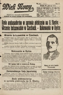Wiek Nowy : popularny dziennik ilustrowany. 1920, nr 5871