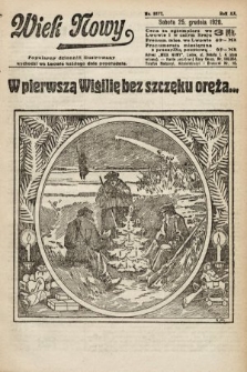 Wiek Nowy : popularny dziennik ilustrowany. 1920, nr 5877