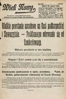 Wiek Nowy : popularny dziennik ilustrowany. 1920, nr 5878