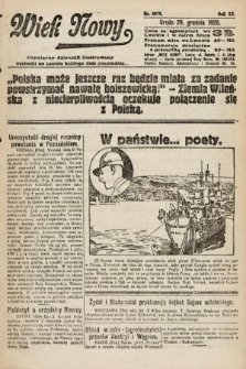 Wiek Nowy : popularny dziennik ilustrowany. 1920, nr 5879