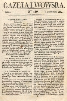 Gazeta Lwowska. 1832, nr 119
