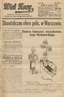 Wiek Nowy : popularny dziennik ilustrowany. 1926, nr 7361
