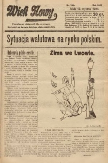Wiek Nowy : popularny dziennik ilustrowany. 1926, nr 7365