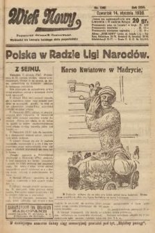 Wiek Nowy : popularny dziennik ilustrowany. 1926, nr 7366