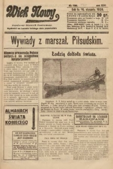 Wiek Nowy : popularny dziennik ilustrowany. 1926, nr 7368