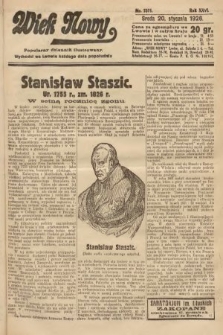 Wiek Nowy : popularny dziennik ilustrowany. 1926, nr 7371