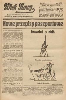 Wiek Nowy : popularny dziennik ilustrowany. 1926, nr 7377