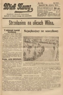 Wiek Nowy : popularny dziennik ilustrowany. 1926, nr 7378