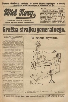 Wiek Nowy : popularny dziennik ilustrowany. 1926, nr 7381