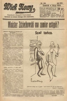 Wiek Nowy : popularny dziennik ilustrowany. 1926, nr 7383