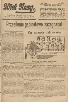 Wiek Nowy : popularny dziennik ilustrowany. 1926, nr 7390