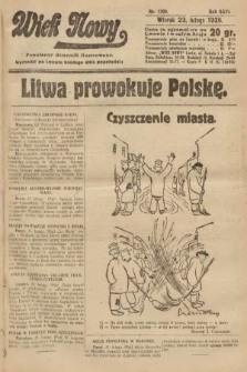 Wiek Nowy : popularny dziennik ilustrowany. 1926, nr 7399
