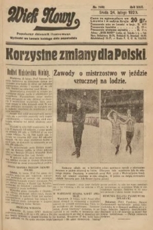 Wiek Nowy : popularny dziennik ilustrowany. 1926, nr 7400