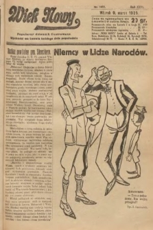 Wiek Nowy : popularny dziennik ilustrowany. 1926, nr 7411