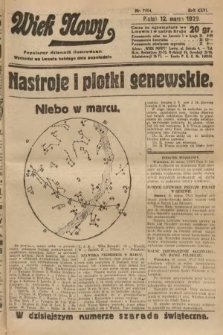 Wiek Nowy : popularny dziennik ilustrowany. 1926, nr 7414