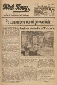 Wiek Nowy : popularny dziennik ilustrowany. 1926, nr 7420