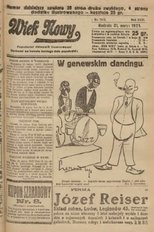Wiek Nowy : popularny dziennik ilustrowany. 1926, nr 7422