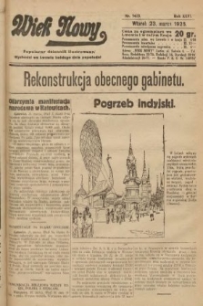 Wiek Nowy : popularny dziennik ilustrowany. 1926, nr 7423