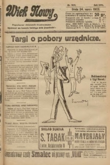 Wiek Nowy : popularny dziennik ilustrowany. 1926, nr 7424