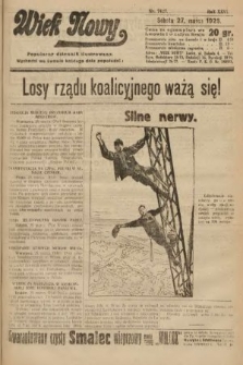 Wiek Nowy : popularny dziennik ilustrowany. 1926, nr 7427