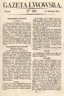 Gazeta Lwowska. 1832, nr 135