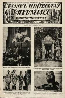 Kronika Ilustrowana „Wieku Nowego” : dodatek tygodniowy. 1926, [do nru 7434]