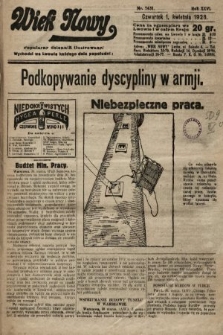 Wiek Nowy : popularny dziennik ilustrowany. 1926, nr 7431