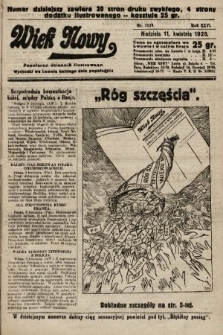 Wiek Nowy : popularny dziennik ilustrowany. 1926, nr 7439