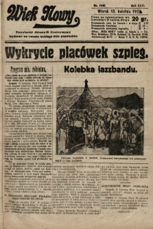 Wiek Nowy : popularny dziennik ilustrowany. 1926, nr 7440