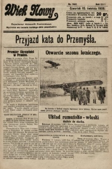 Wiek Nowy : popularny dziennik ilustrowany. 1926, nr 7442