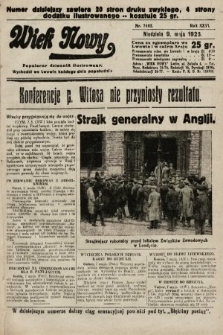 Wiek Nowy : popularny dziennik ilustrowany. 1926, nr 7462