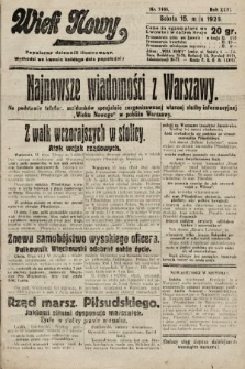 Wiek Nowy : popularny dziennik ilustrowany. 1926, nr 7466