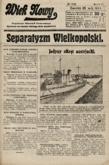Wiek Nowy : popularny dziennik ilustrowany. 1926, nr 7470